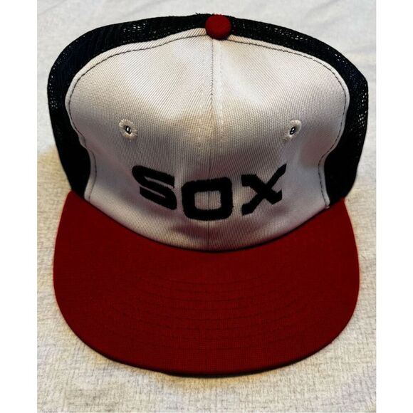 Chicago White Sox Twins Boston Snapback Mesh Trucker Hat New - Picture 1 of 5